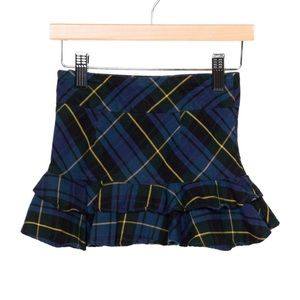 Ralph Lauren Girls’ Tiered Skirt, Tartan Size 3T
